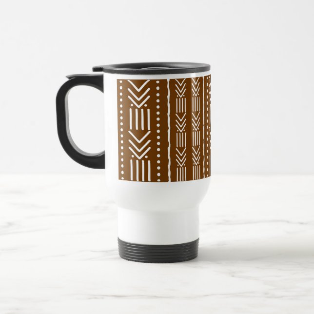 Caneca Térmica Blogueiro Africano Tribal Design Tumbler (Esquerda)
