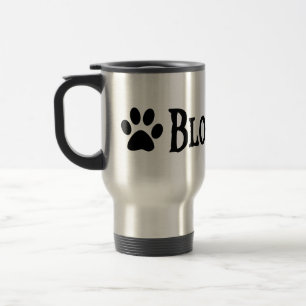 Caneca Térmica Bloodhound (estilo do pirata com pawprint)