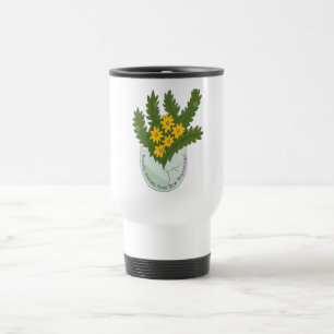 Caneca Térmica Blooms de beleza de novos começos - Floral simbóli