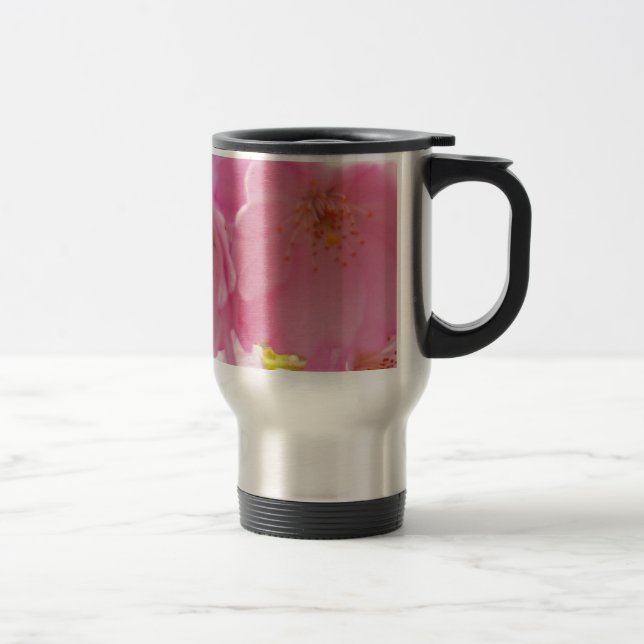 Caneca Térmica Blossomas de Primavera rosa (Direita)