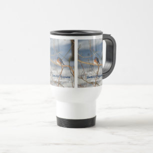 Caneca Térmica Bluebird De Felicidade Inspiracional