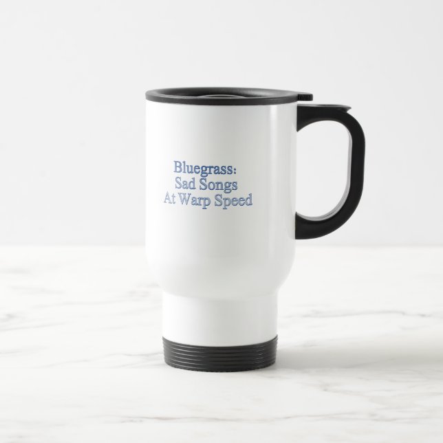 Caneca Térmica Bluegrass: Canções tristes na velocidade da (Direita)