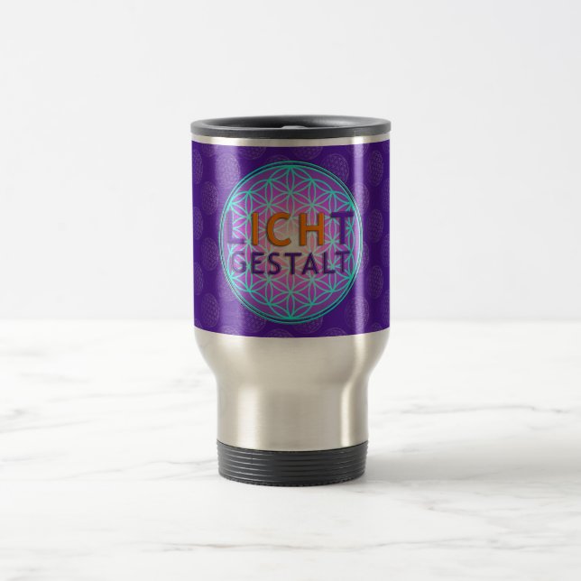 Caneca Térmica Blume Des Lebens Lichtgestalt | padrão violeta (Centro)