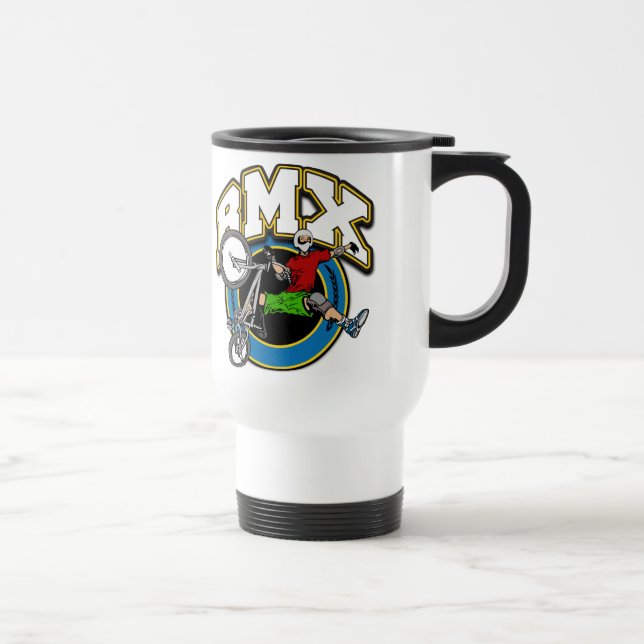 Caneca Térmica BMX um entregue o truque (Direita)