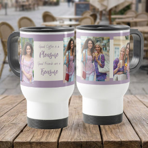 Caneca Térmica Boa Café Boas Amigas Foto da Melhor Amiga
