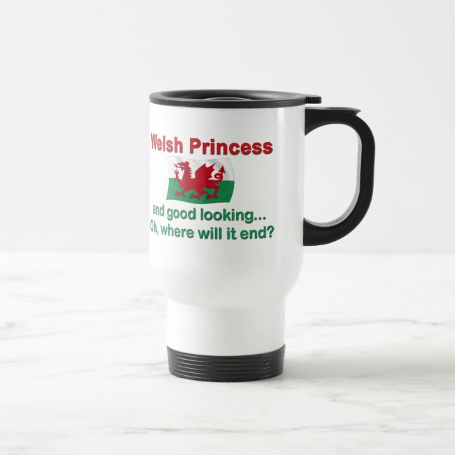 Caneca Térmica Boa princesa de Lkg Galês (Direita)