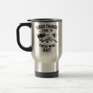 Caneca Térmica Boas Coisas à Pesca para Quem Ceva