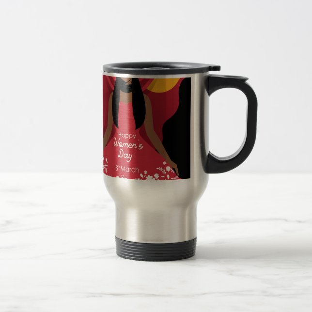 Caneca Térmica Boho International Mulheres Day (Direita)