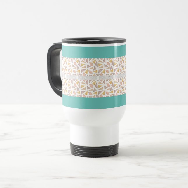 Caneca Térmica Boho Pattern Design (Frente Esquerda)