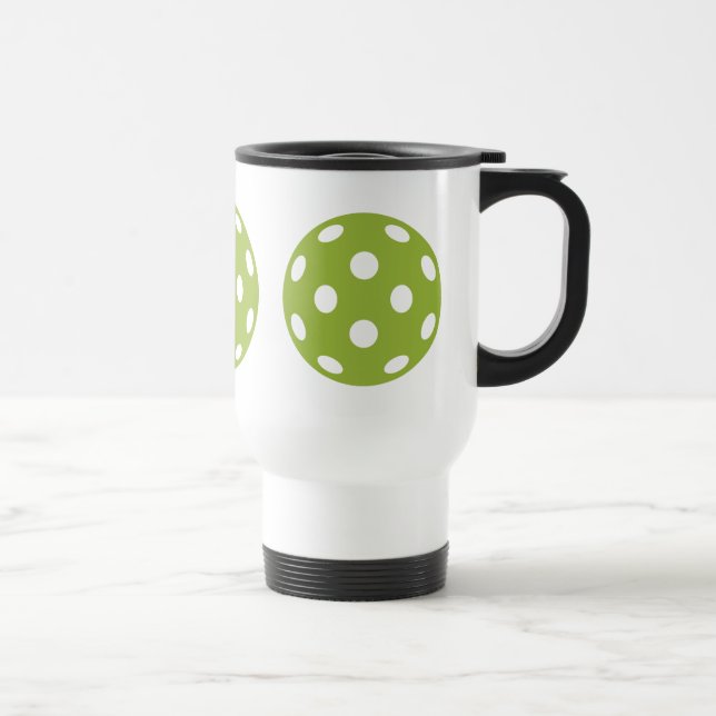 Caneca Térmica Bola verde viagem/Viagem ao trabalho (Direita)