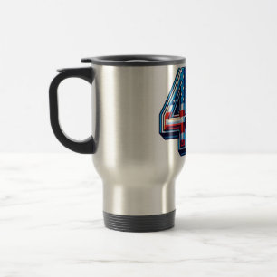 Caneca Térmica Bold 45º Aniversário Mug - American Flag Balloon S