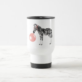 Caneca Térmica Bolha de Bocha de Goma Zebra