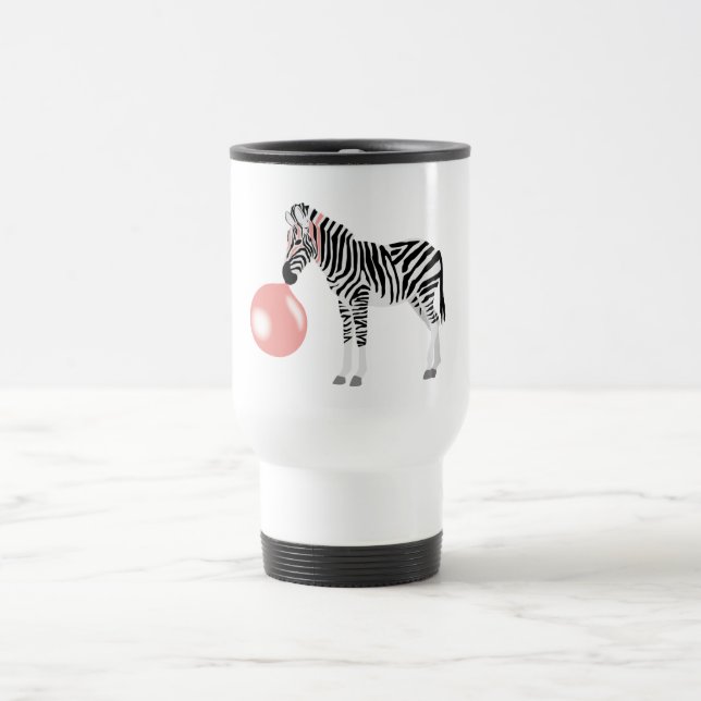 Caneca Térmica Bolha de Bocha de Goma Zebra (Centro)