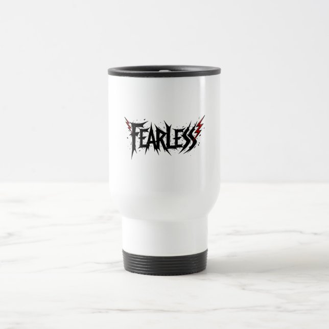 Caneca Térmica BoltDesign de relâmpagos sem gráfo sem grânulos (Centro)