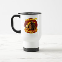 Bom Dia Sol Bigfoot Café Humor Arte