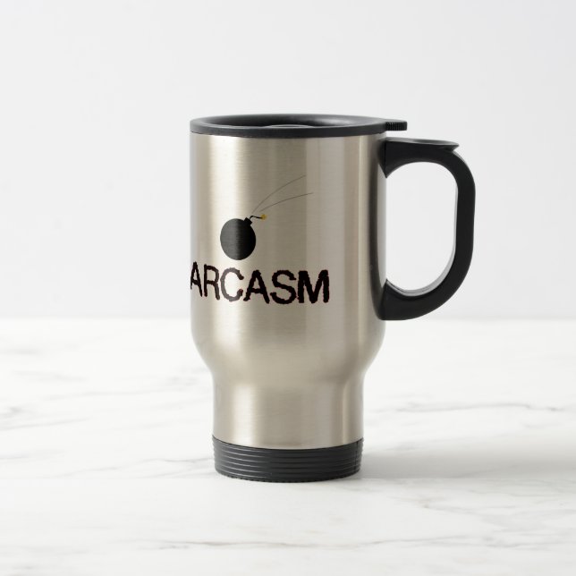 Caneca Térmica Bomba de Sarcasmo (Direita)
