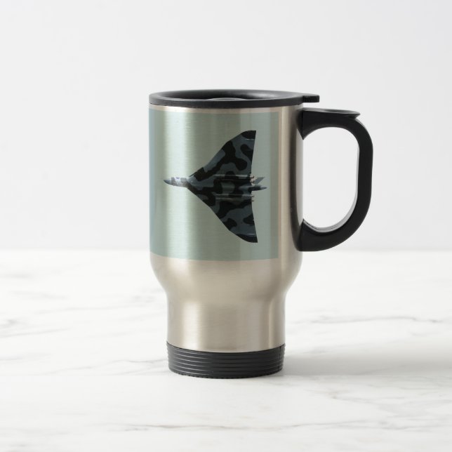 Caneca Térmica Bombardeiro vulcano em voo (Direita)
