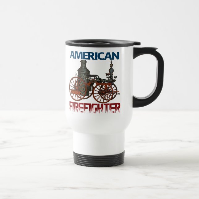 Caneca Térmica Bombeiro Americano (Direita)