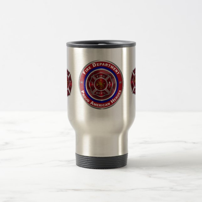 Caneca Térmica Bombeiros comemorativos especialmente concebidos p (Centro)