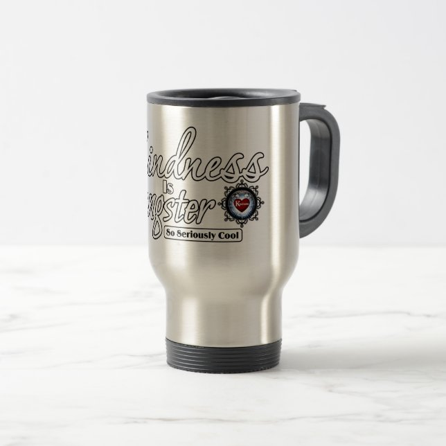 Caneca Térmica Bondade É Gangster (Frente Esquerda)