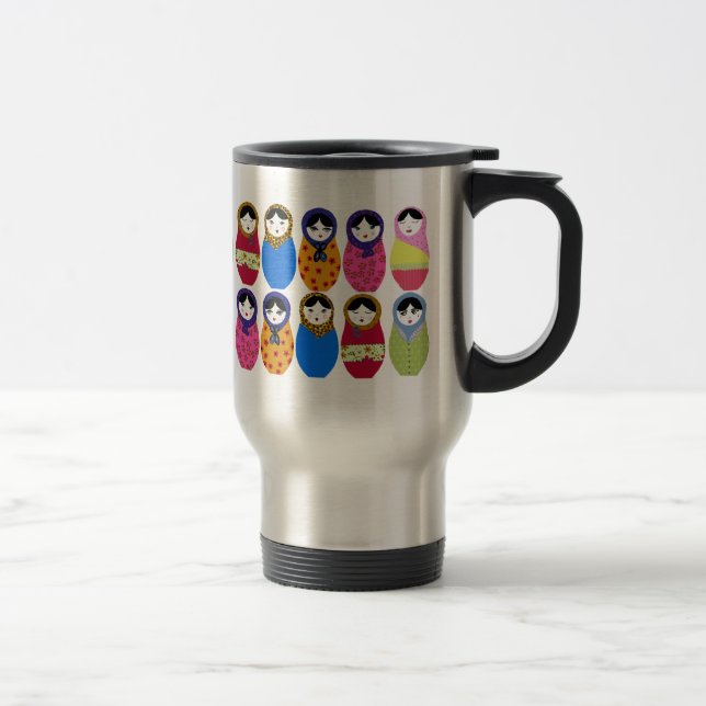 Caneca Térmica Boneca de Babushka (Direita)