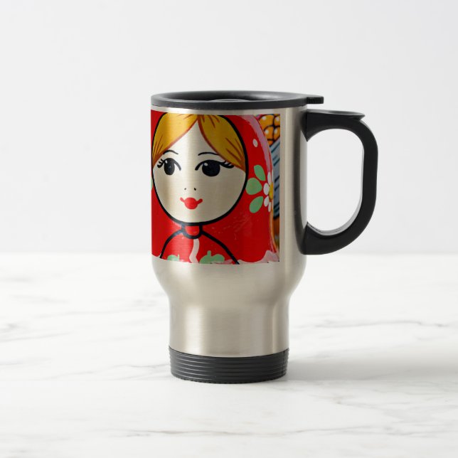 Caneca Térmica Boneca de Matryoshka (Direita)