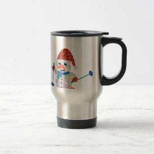 Caneca Térmica boneco de neve de natal