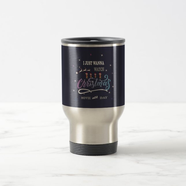 Caneca Térmica Bonita Bebê Reindeer Natal (Centro)