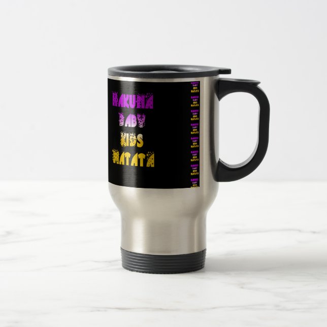 Caneca Térmica Bonita Impressão de Arte de Hakuna Matata (Direita)