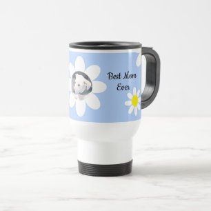 Caneca Térmica Bonitas martinhas brancas Melhor Mãe Rodar Foto de