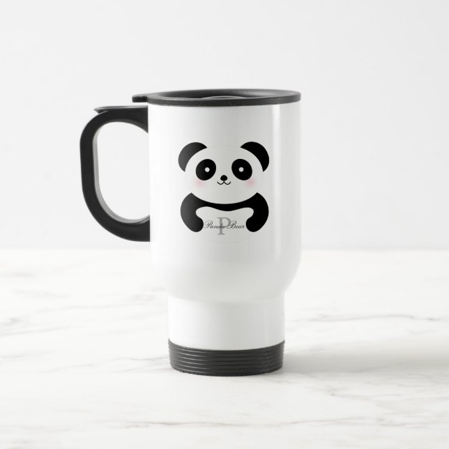 Caneca Térmica Bonito Bebê Banda Bear Monograma (Esquerda)