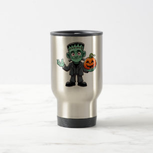 Caneca Térmica Bonito, caricatura do monstro do Frankenstein
