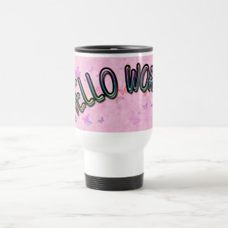 Caneca Térmica Bonito Rainbow Hello World
