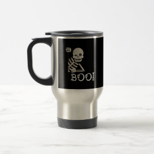 Caneca Térmica Boo! Cute Escondendo Peekaboo Assustador Crianças