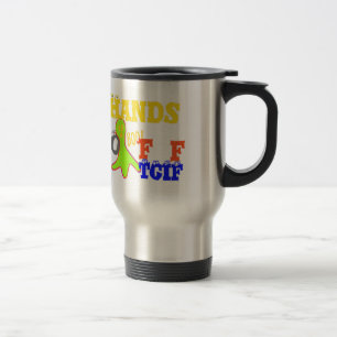Caneca Térmica Boo Dourado! Garota TGIF Graças a Deus É Sexta-Fei