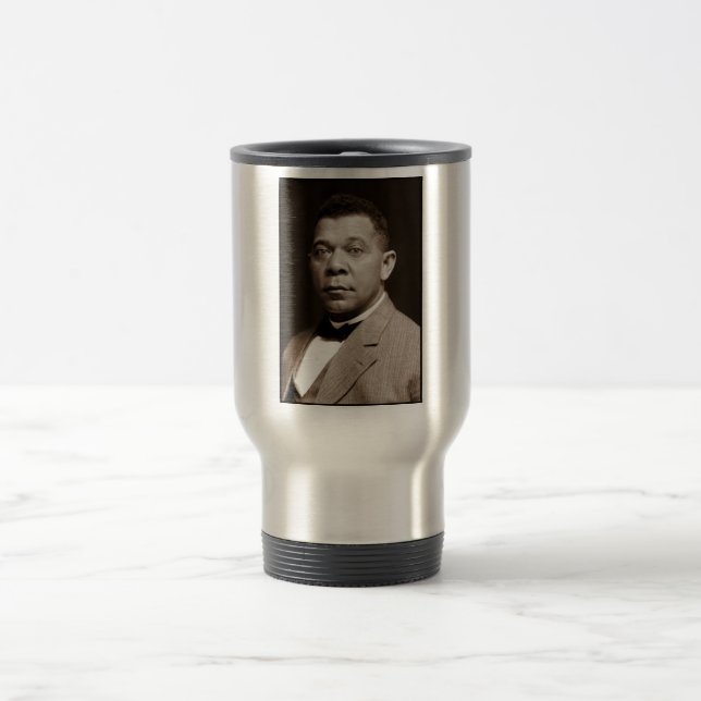 Caneca Térmica Booker Washington: Educador Afro-Americano (Centro)