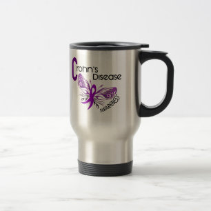 Caneca Térmica BORBOLETA 3 da doença de Crohn