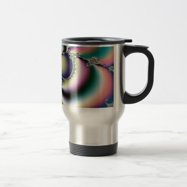 Caneca Térmica Borboleta-Arco-Íris (Direita)