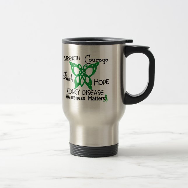 Caneca Térmica Borboleta celta 3 da doença renal (Direita)