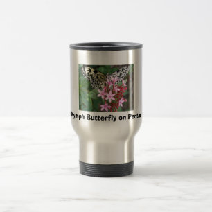 Caneca Térmica Borboleta da ninfa da árvore em Pentas