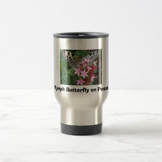 Caneca Térmica Borboleta da ninfa da árvore em Pentas