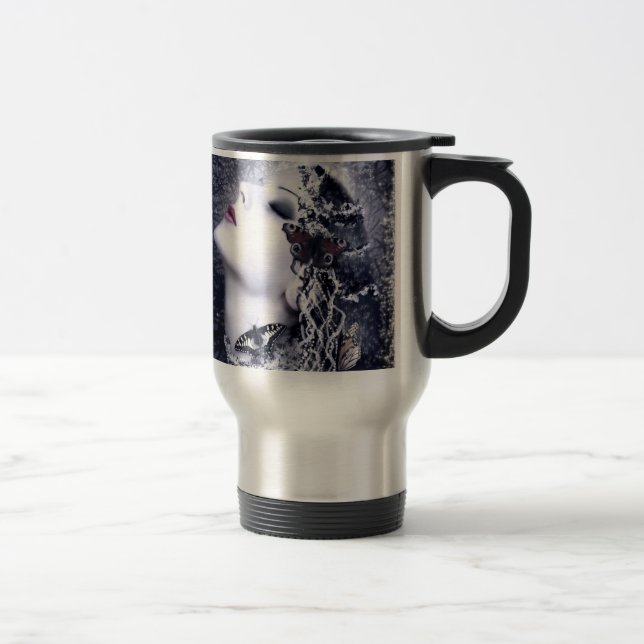 Caneca Térmica Borboleta de outono (Direita)