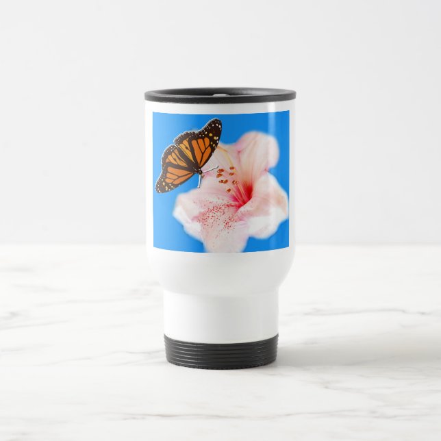 Caneca Térmica borboleta e flor (Centro)