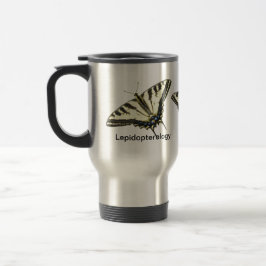 Caneca Térmica Borboleta Lepidopterology do swallowtail do tigre