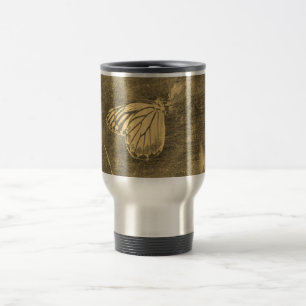 Caneca Térmica Borboleta Vintage na Flor #2 - Mug