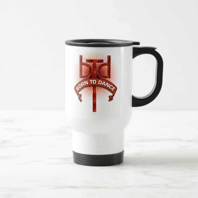 Caneca Térmica Born To Dance (redstone) (Direita)