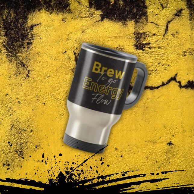 Caneca Térmica Borra Negra Negrito Para Fluxo De Energia (Criador carregado)