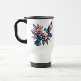 Caneca Térmica Borracha e flor