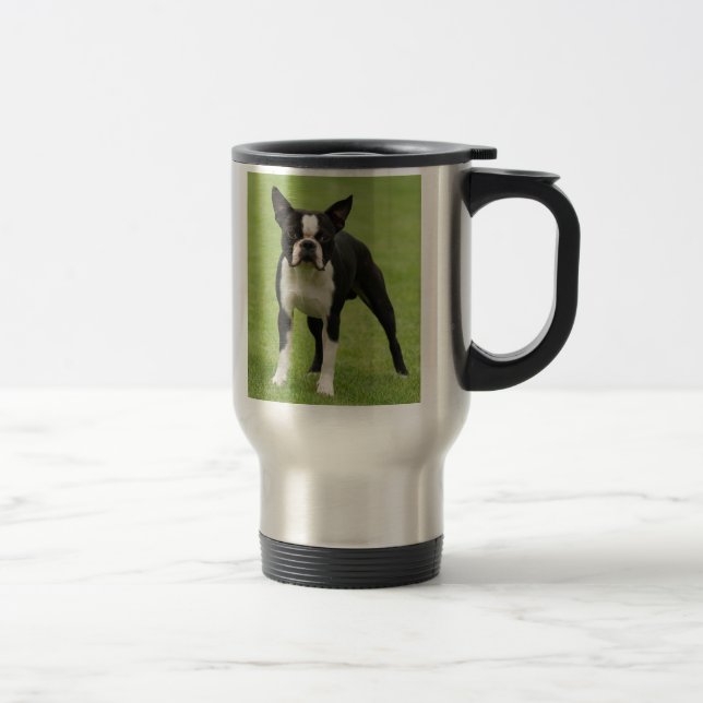 Caneca Térmica Boston terrier (Direita)