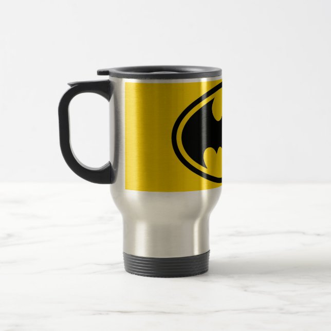 Caneca Térmica Botão Batman (Esquerda)